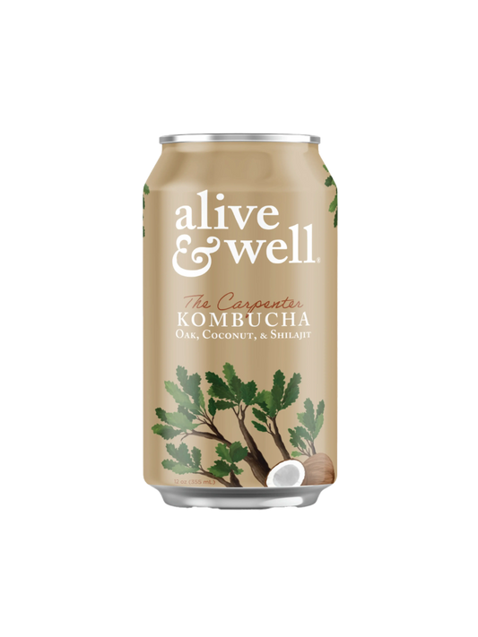 Oak & Coconut Kombucha Organic Alive & Well Kombucha