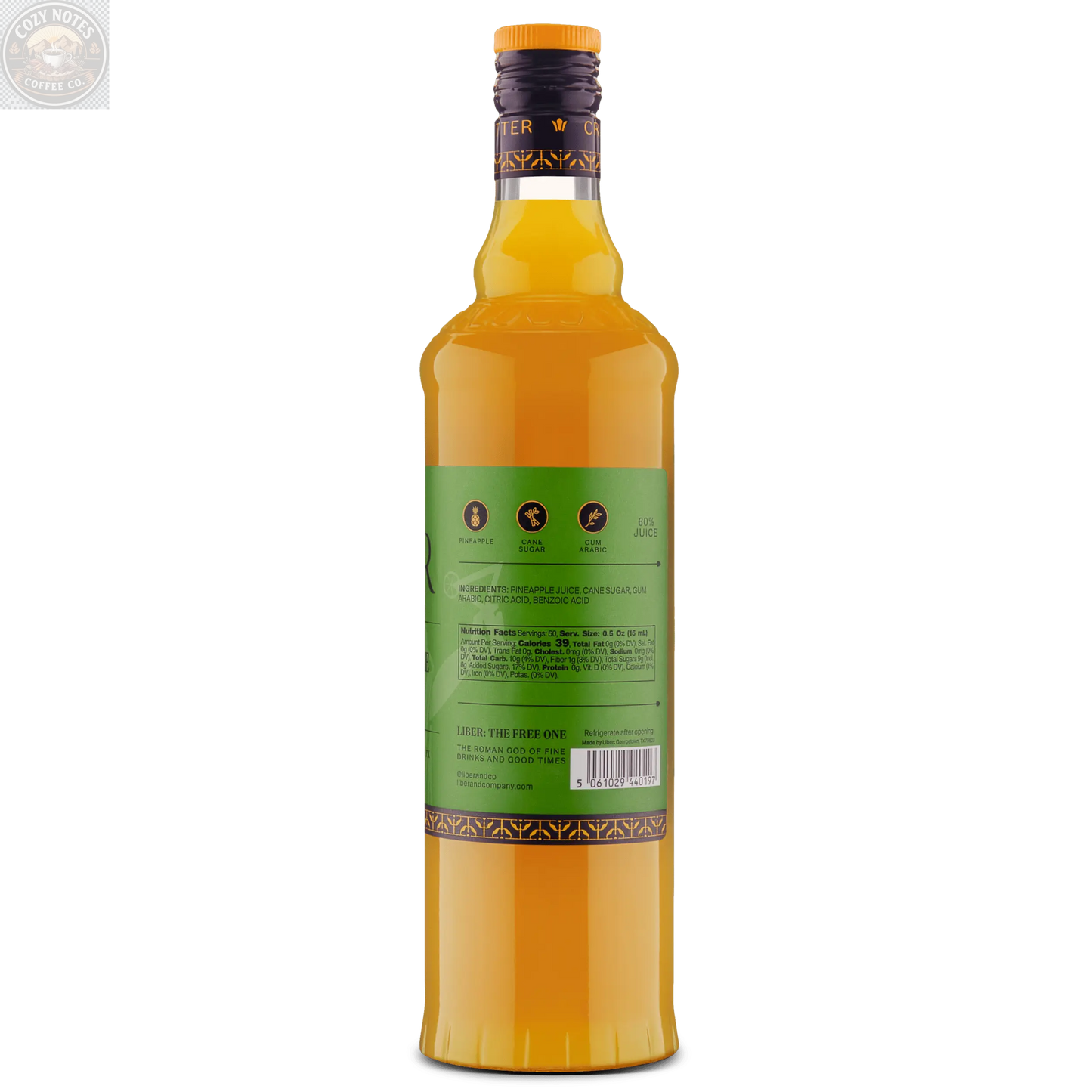 Pineapple Gum Syrup Liber & Co.