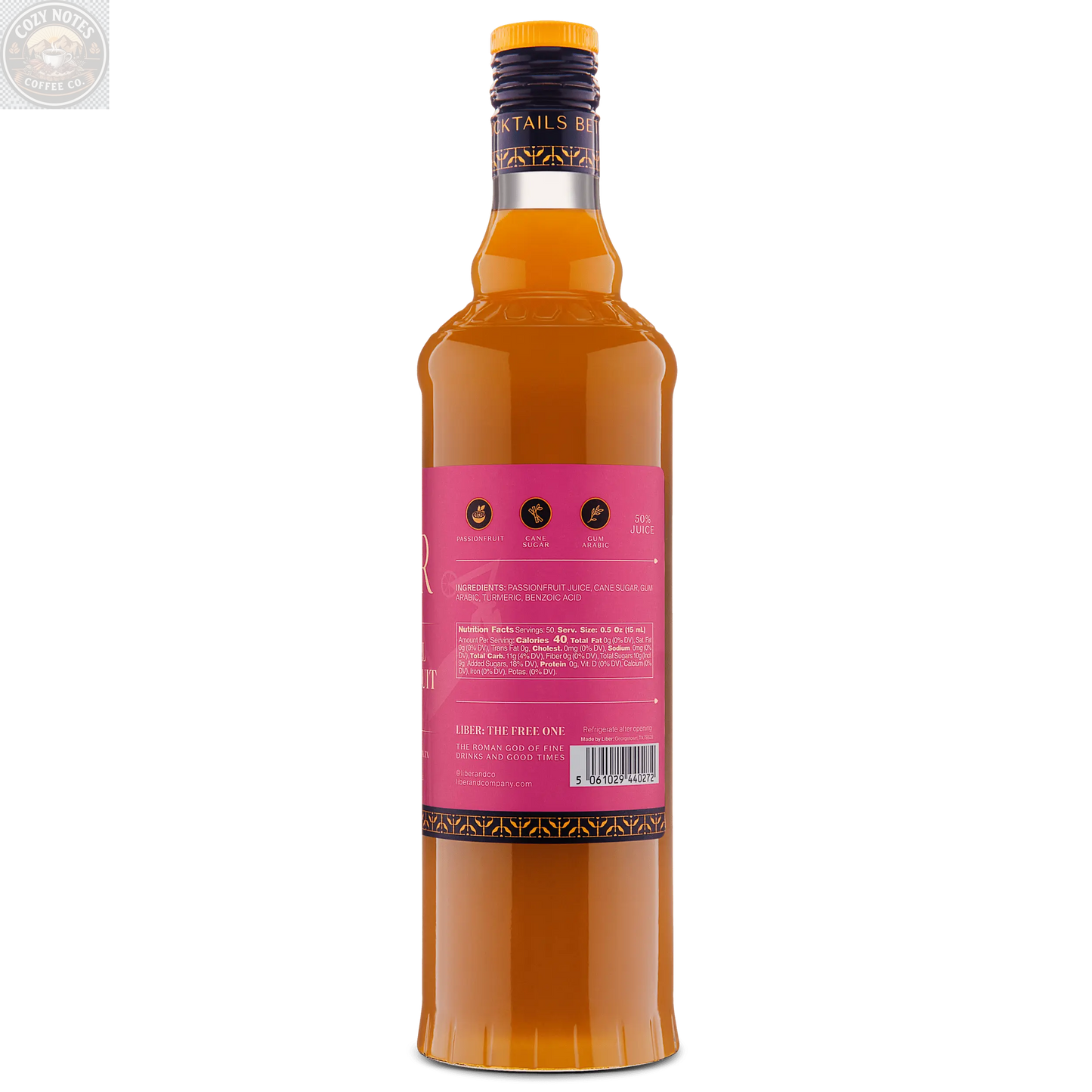 Tropical Passionfruit Syrup Liber & Co.