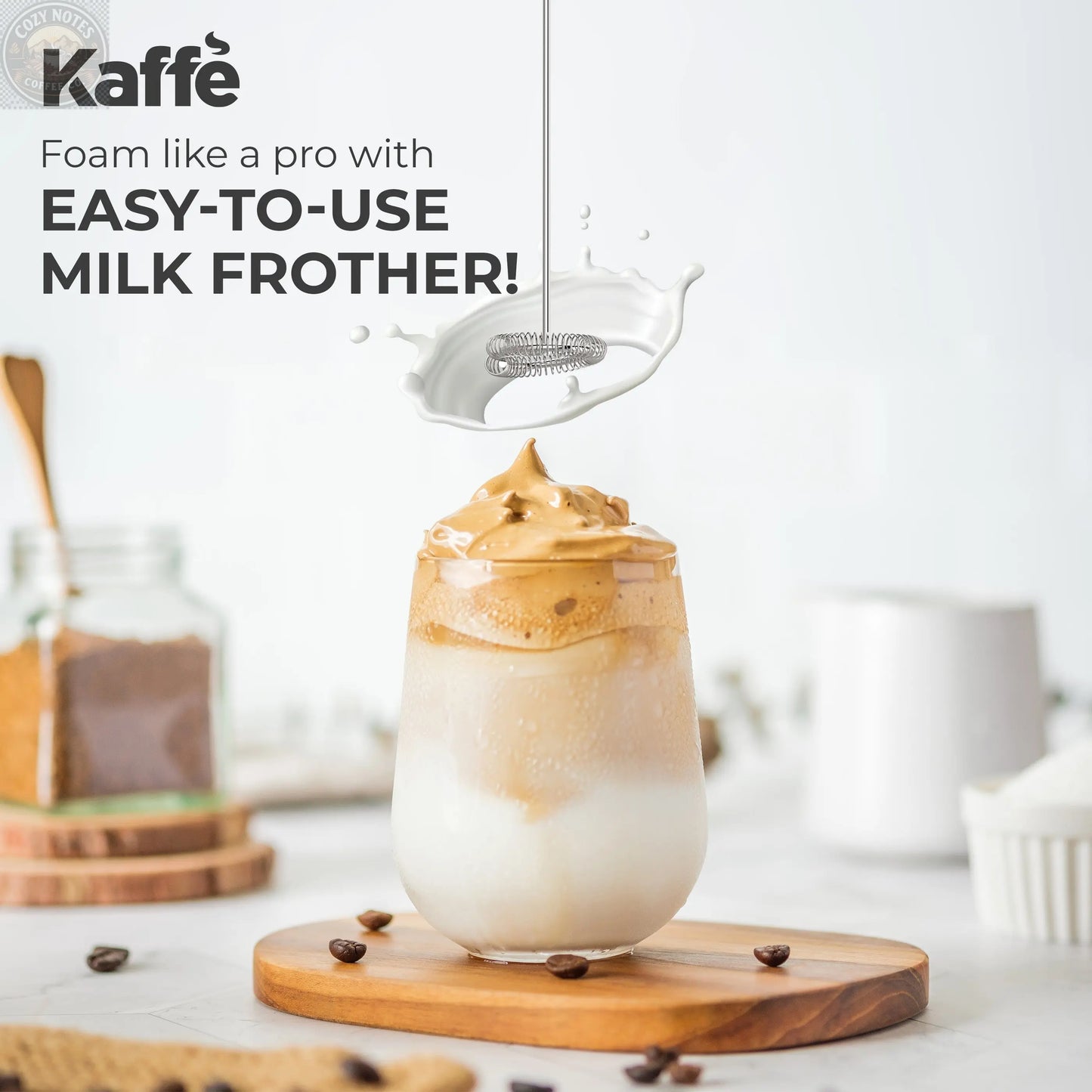 Handheld Milk Frother, KF6010 Kaffe Products