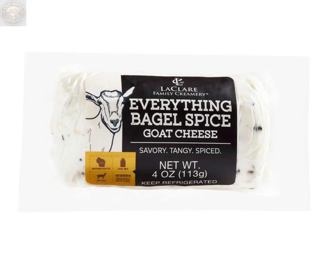 LaClare Everything Bagel Spice Goat Cheese Keystone Cheese