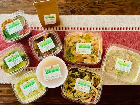 Weekly Vegetarian/Vegan Meal Order Delivery for Los Angeles, San Diego Vegin' Out