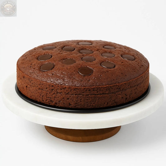 Andy Anand Sugar-Free Keto Triple Chocolate Truffle Cake, 9-Inch, 2 lb - Diabetic-Friendly Gourmet Dessert Andyanand