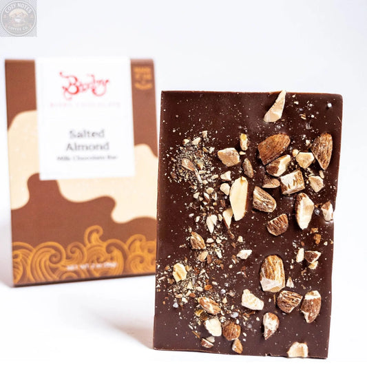 Milk Chocolate Salted Almond Chocolate Bar Bixby Chocolate