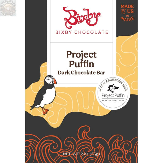 Organic Project Puffin 70% Dark Chocolate Bar Bixby Chocolate