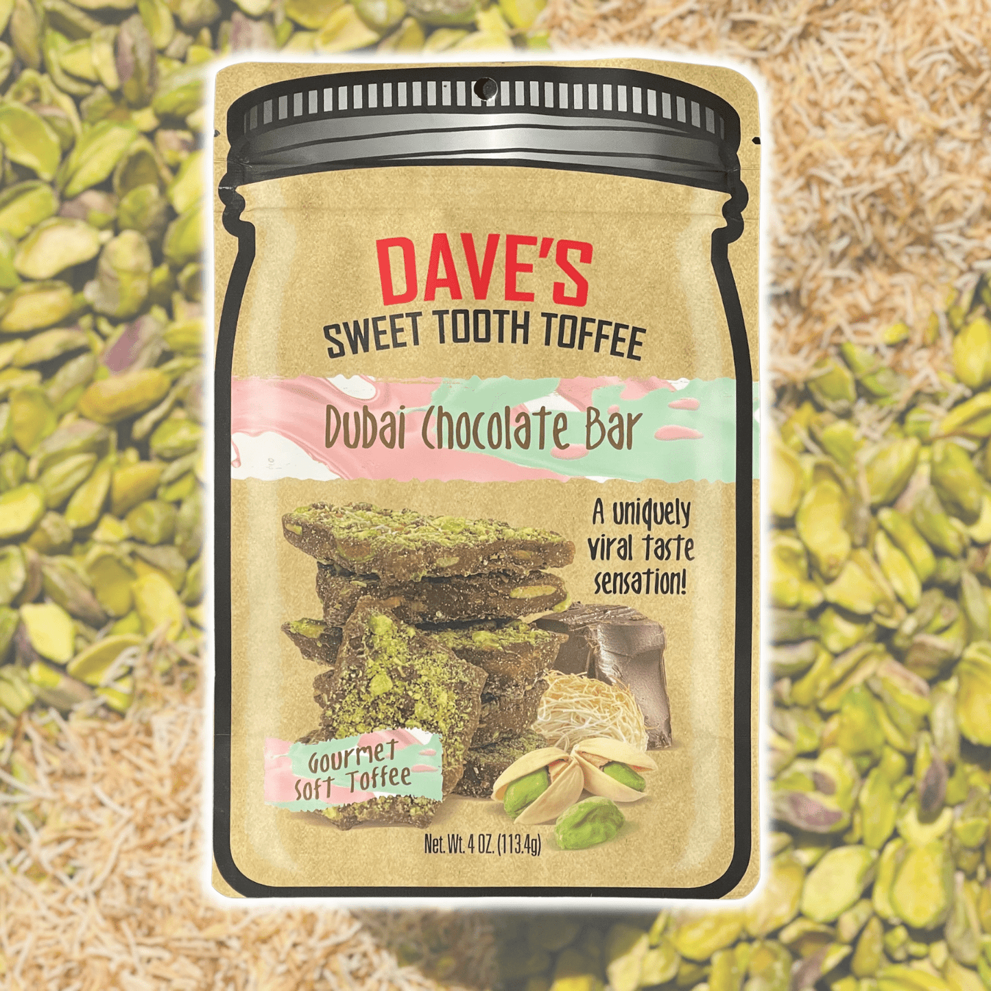 Dubai Chocolate Bar - Cozy Notes Coffee Co
