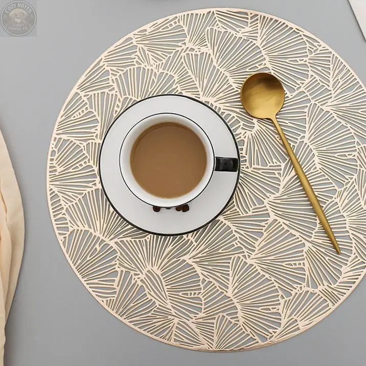 Garden Vinyl Placemat - Set of 4 Tea + Linen
