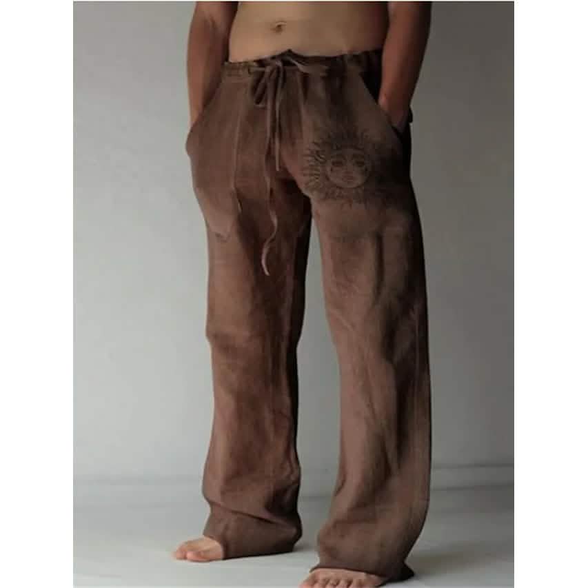 Men's Fashion Streetwear Straight Pants - Cozy Notes Coffee Co
