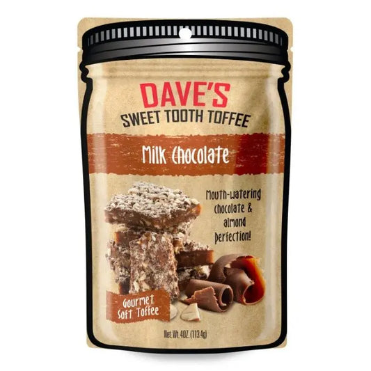 Milk Chocolate Toffee Dave's Sweet Tooth Toffee