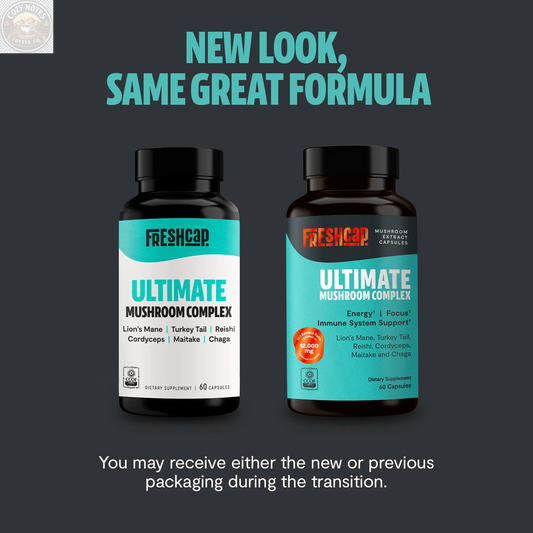 Organic Mushroom Complex Supplement Capsules FreshCap Mushrooms