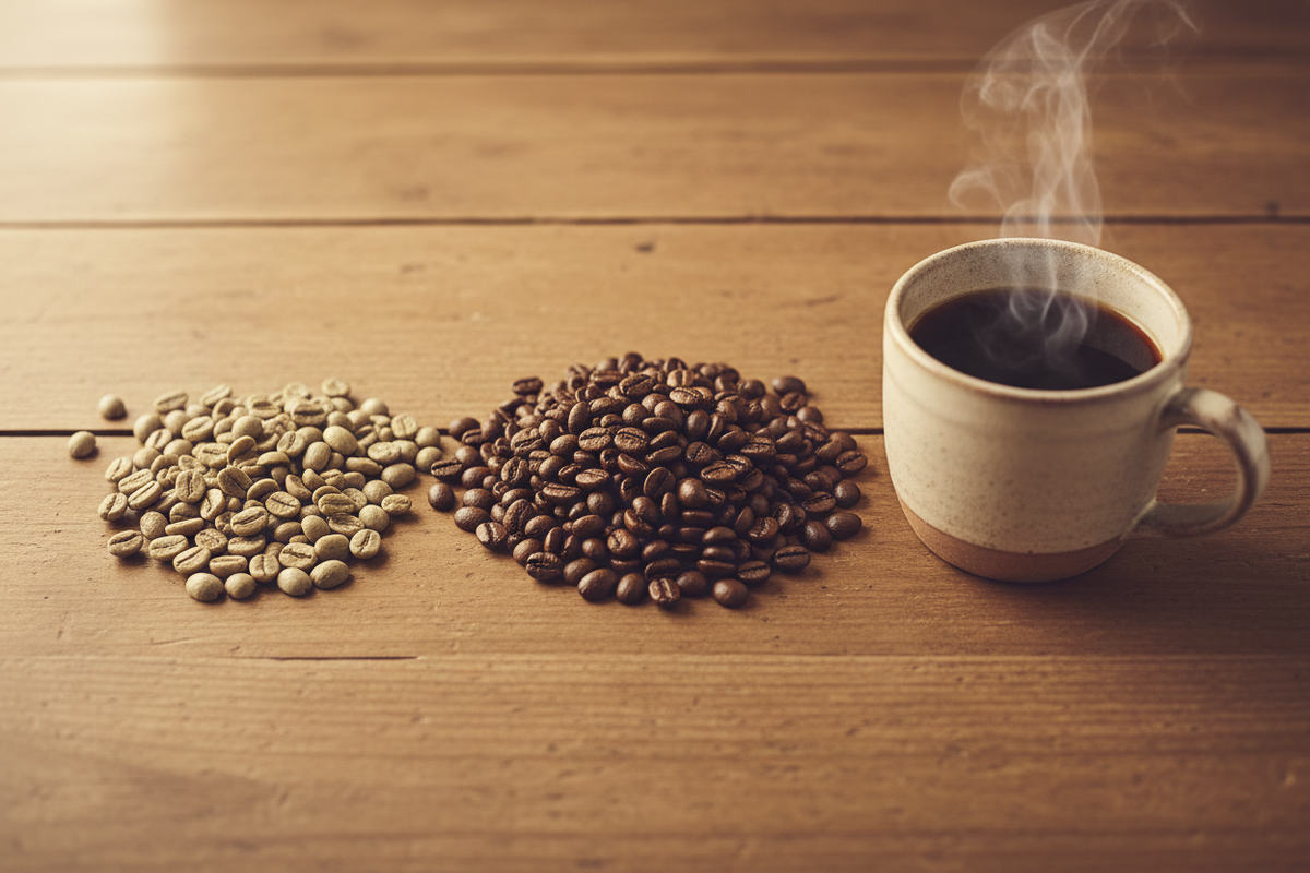 Coffee Journey From Green Bean to Brewed Cup
