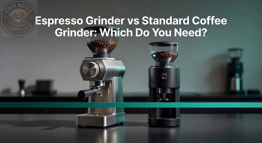 Espresso Grinder vs Standard Coffee Grinder: Which Do You Need? Cozy Notes Coffee Co