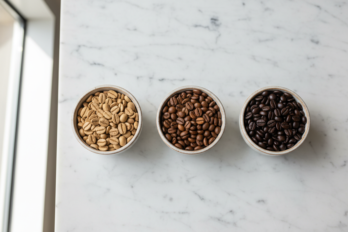 Light Medium Dark Roast Hero