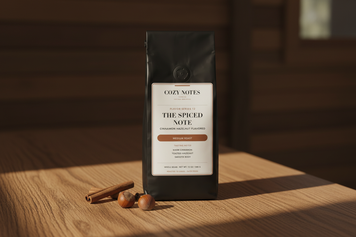 The Spiced Note — Cinnamon Hazelnut Fall Hero