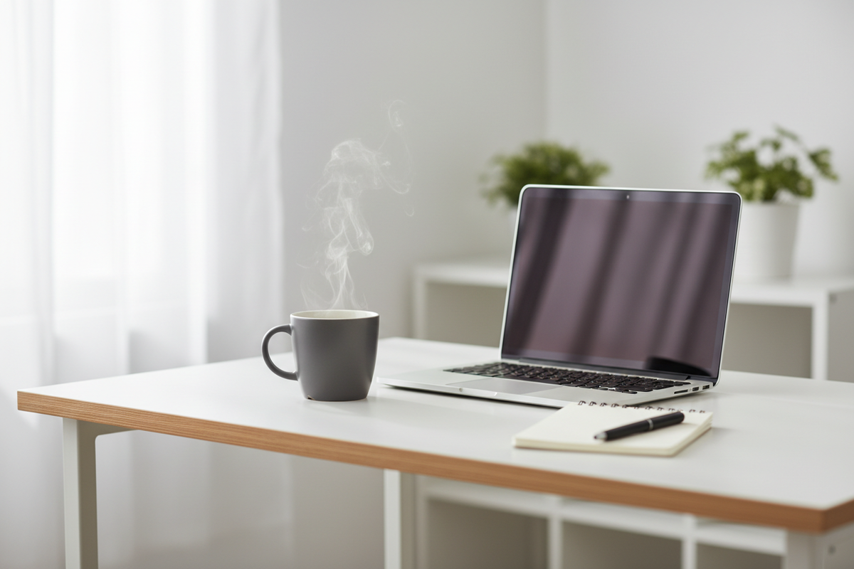 Work From Home Coffee Ritual — Cozy Notes