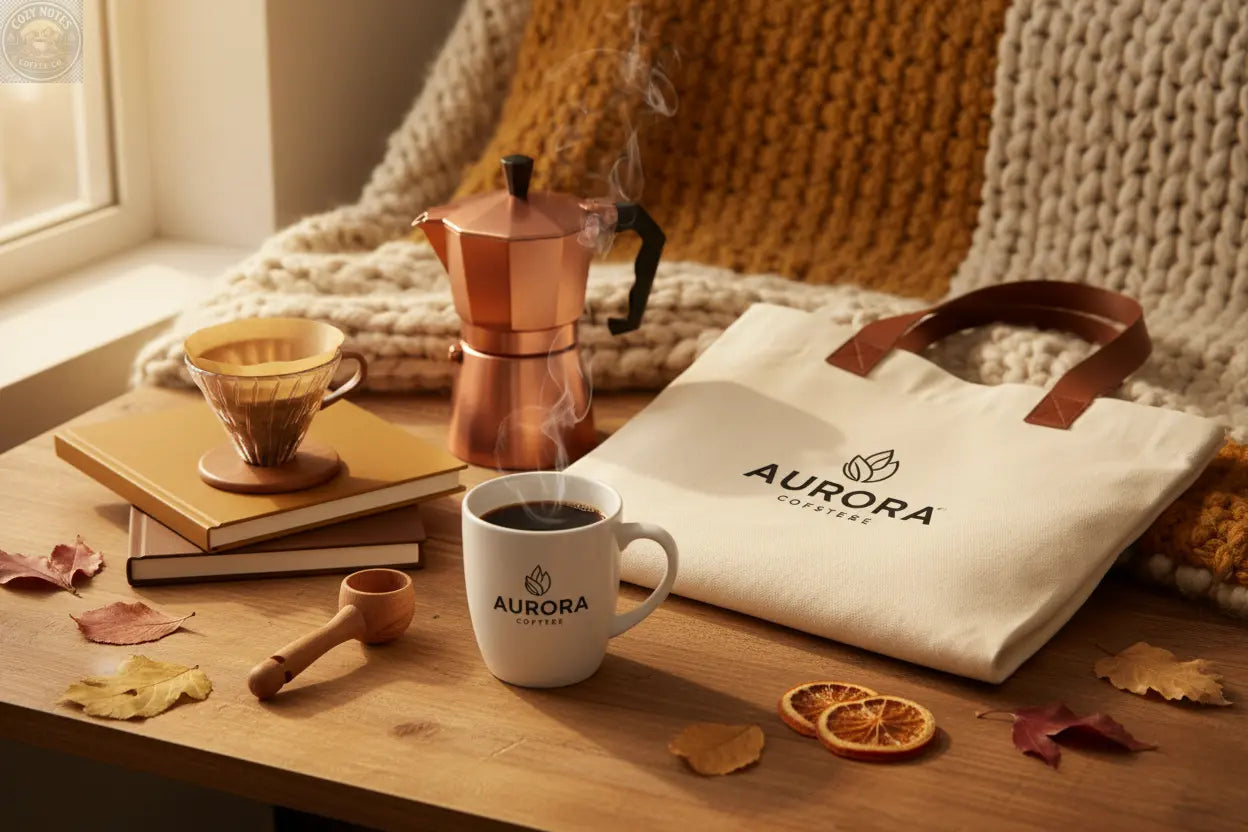 All-Merch-Mugs-Cotton-Tees-Hoodies Cozy Notes Coffee Co