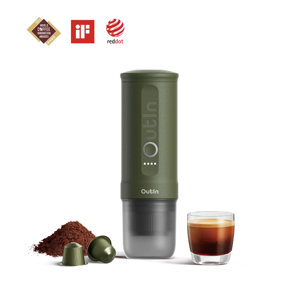 OutIn Nano Espresso Maker — Forest Green