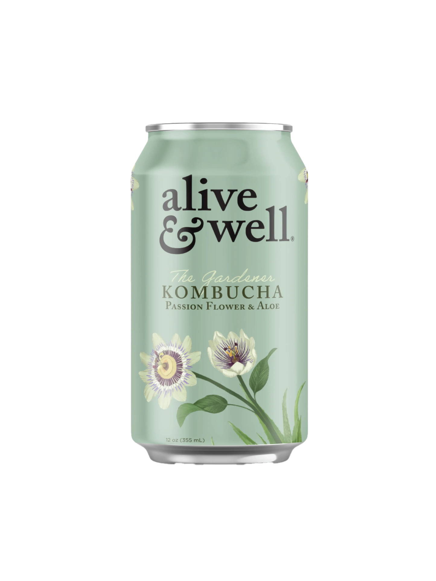 Passionflower & Aloe Kombucha Organic Alive & Well Kombucha