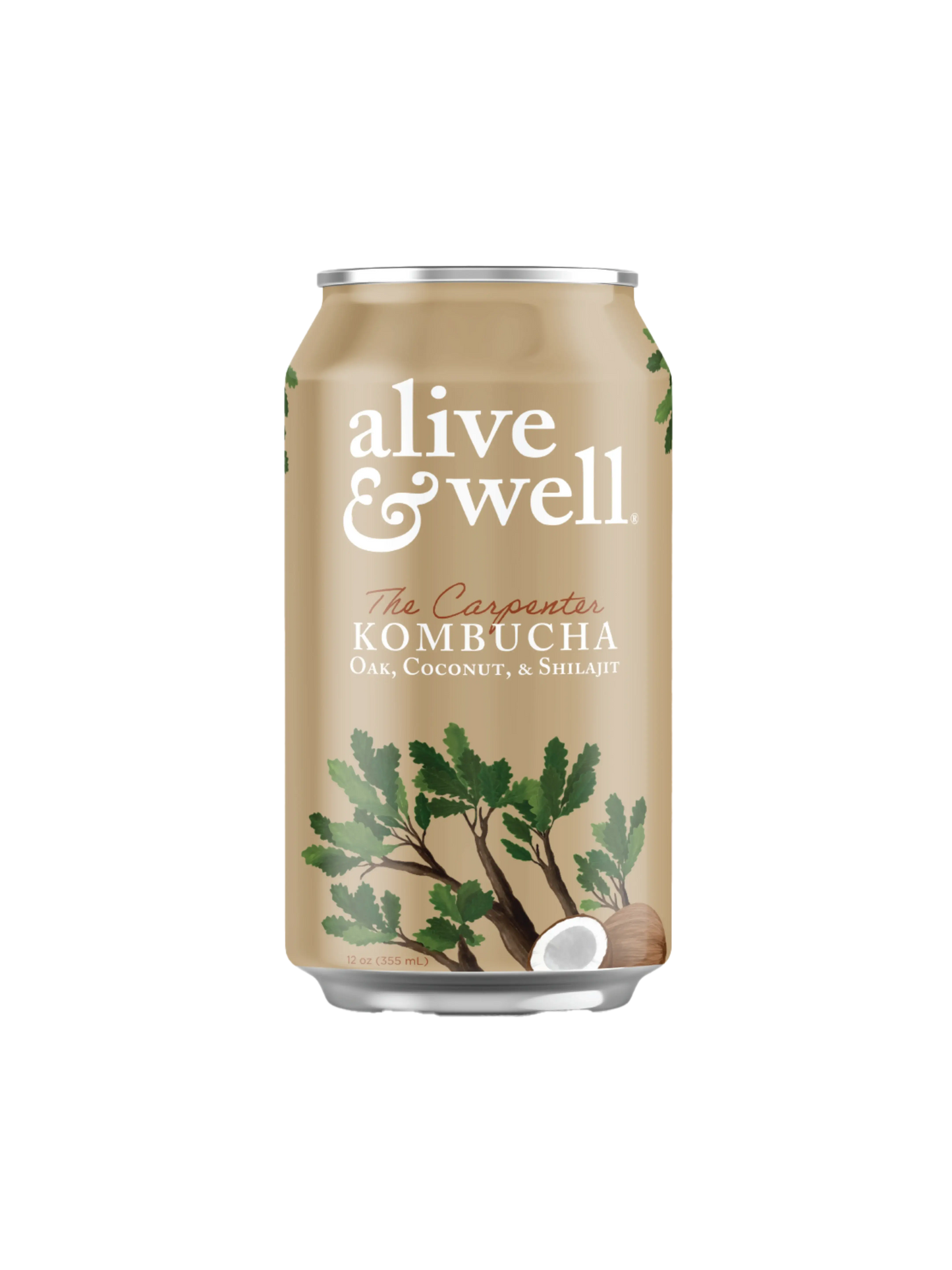 Oak & Coconut Kombucha Organic Alive & Well Kombucha