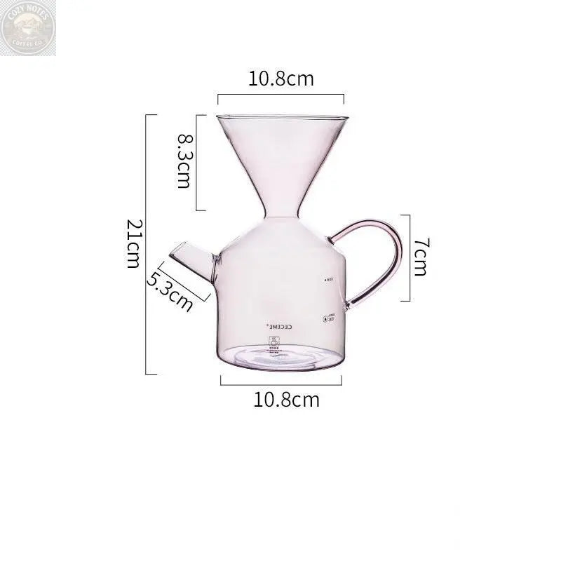 Household  American Glass All-in-one Pour-over - Coffee Maker Set Café Nairobi