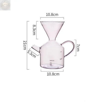 Household  American Glass All-in-one Pour-over - Coffee Maker Set Café Nairobi