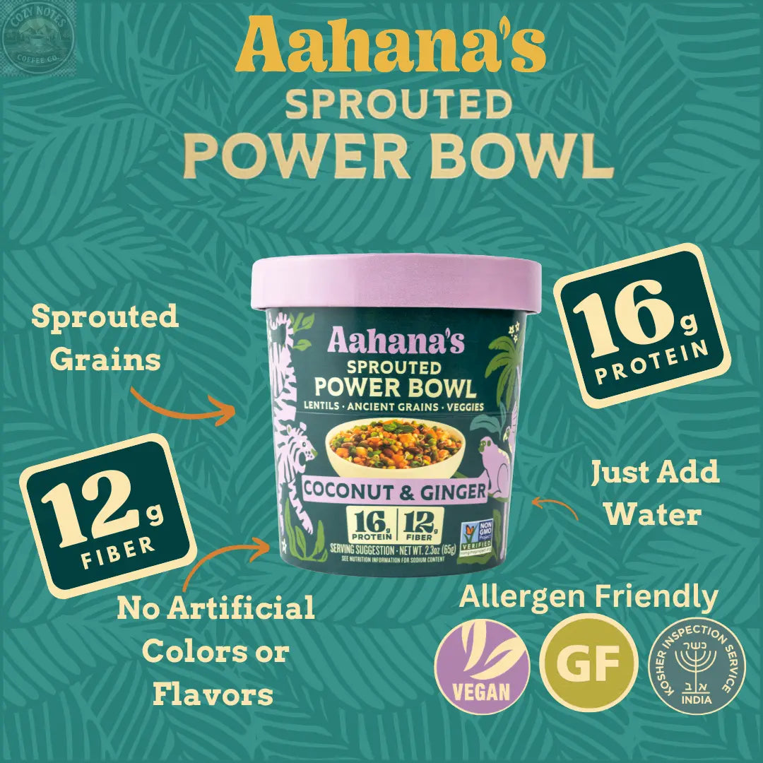 Try Them All – Sprouted Power Bowl Variety Pack aahanasnaturals.com