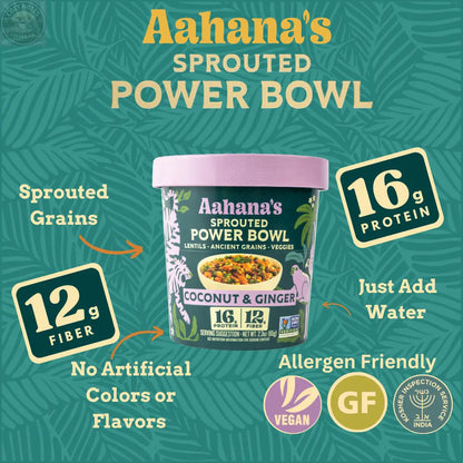Try Them All – Sprouted Power Bowl Variety Pack aahanasnaturals.com