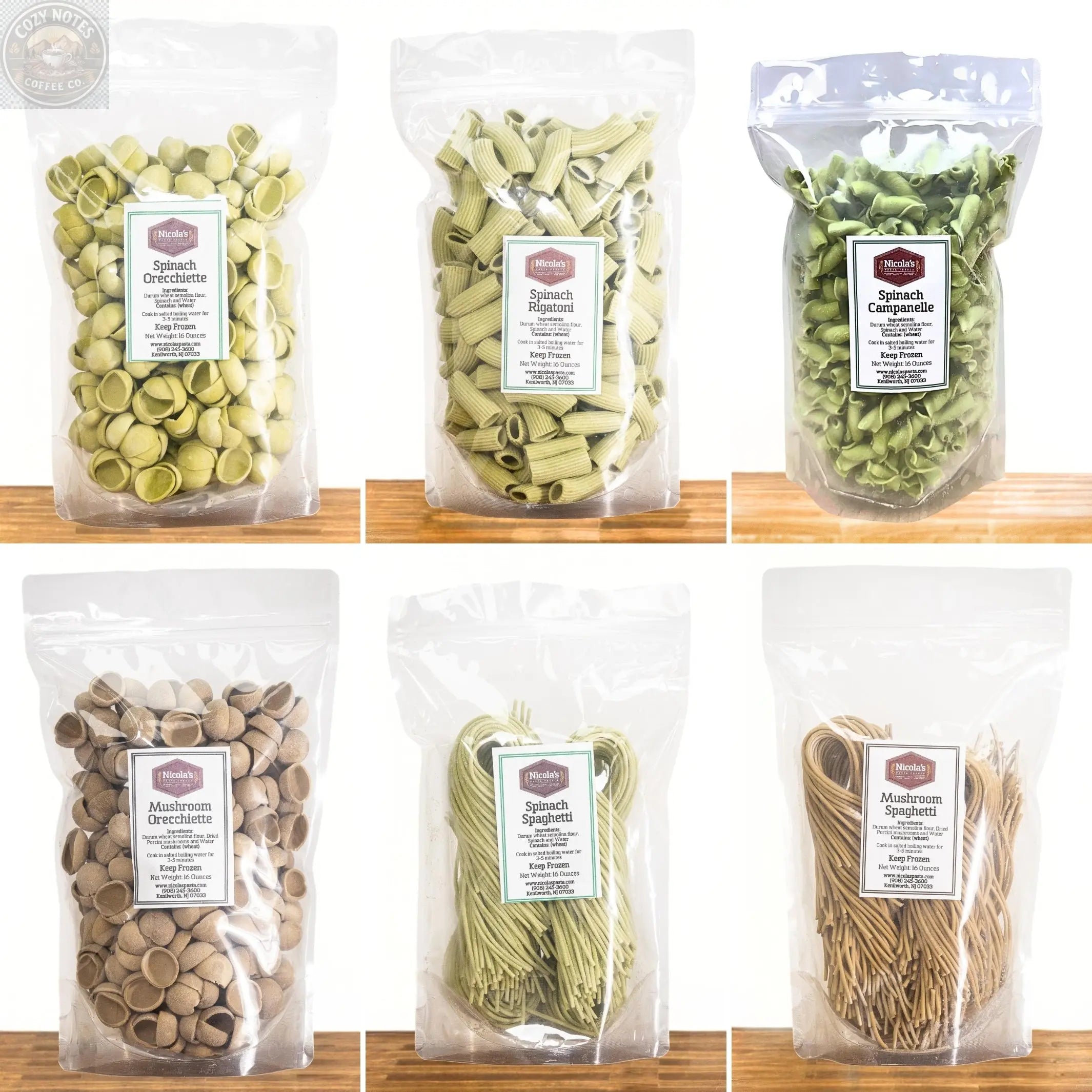 Vegan Bronze Die Fresh Pasta Bundle Nicola's Marketplace