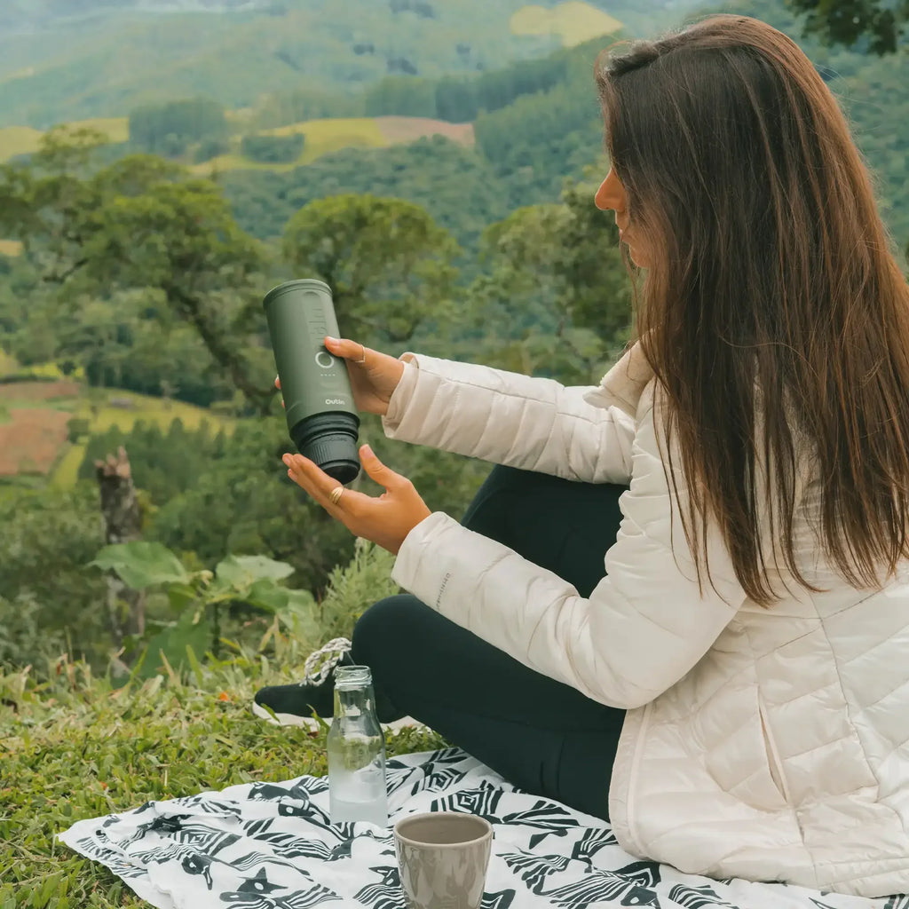 OutIn Nano Espresso Maker — Forest Green