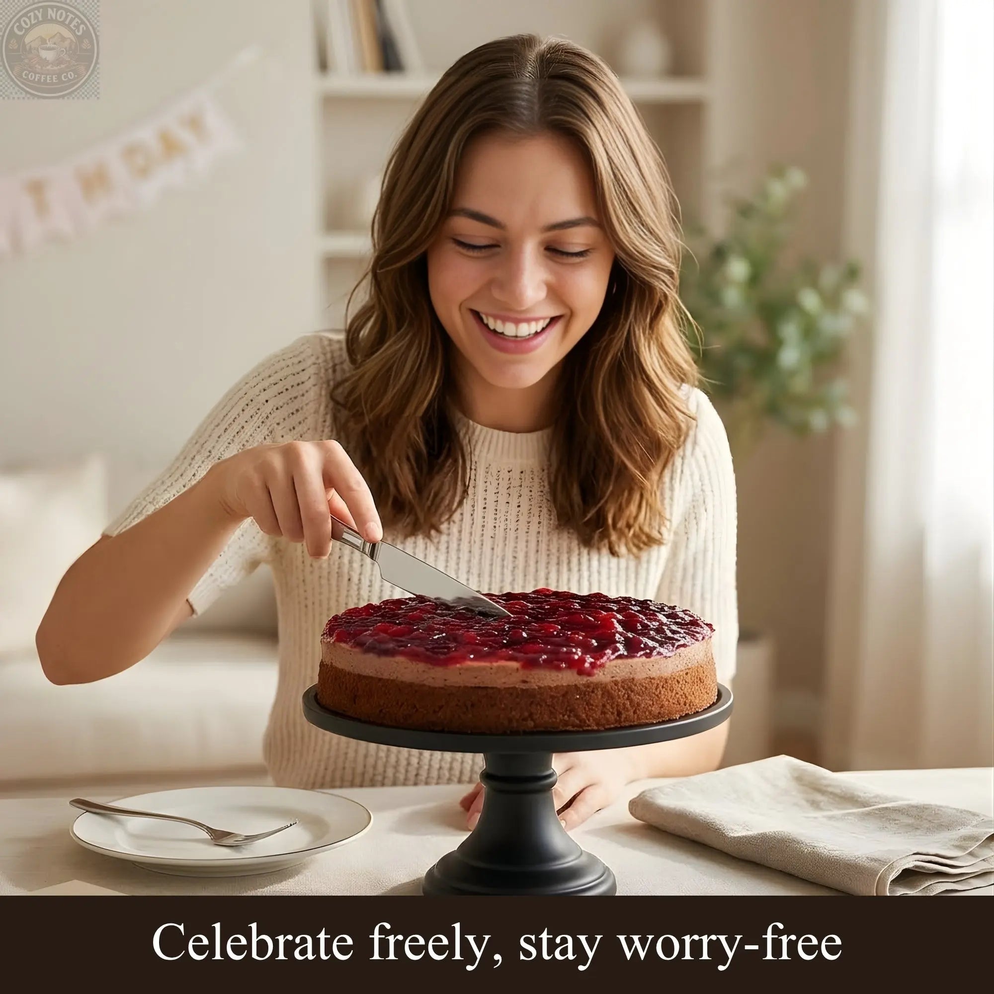 Andy Anand Sugar-Free Chocolate Wildberry Mousse Cake, 3 lb – Keto & Diabetic-Friendly, Freshly Baked, No Preservatives, Birthday Gift Box Andyanand