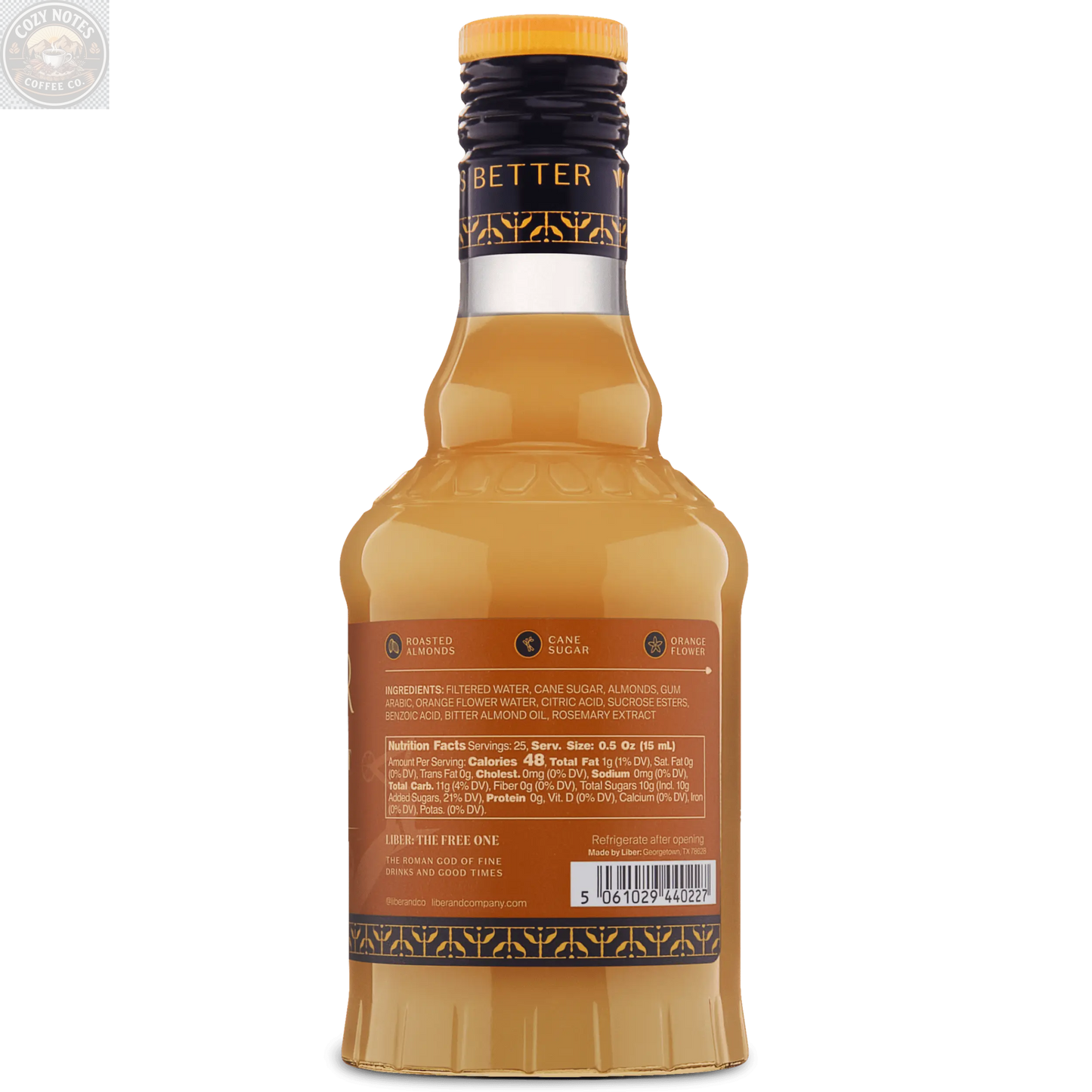 Almond Orgeat Syrup Liber & Co.