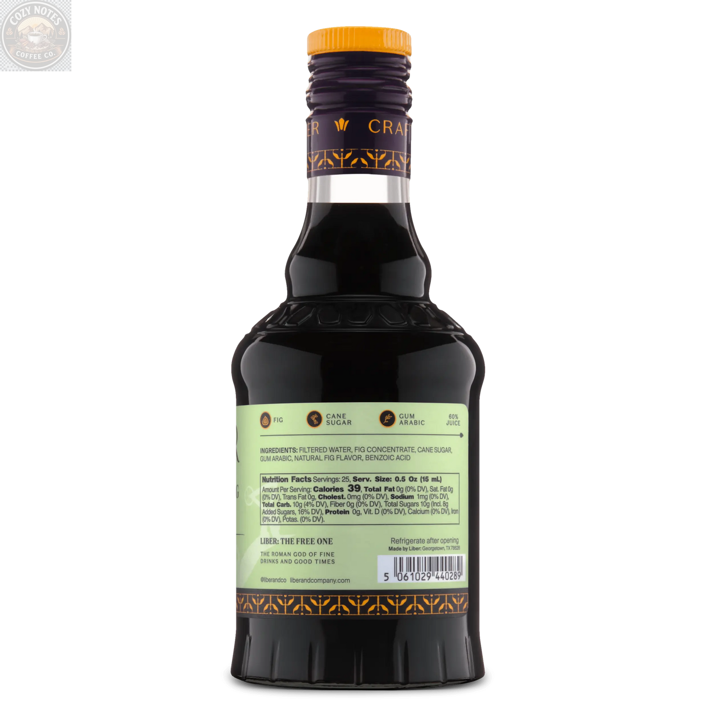 Caramelized Fig Syrup Liber & Co.