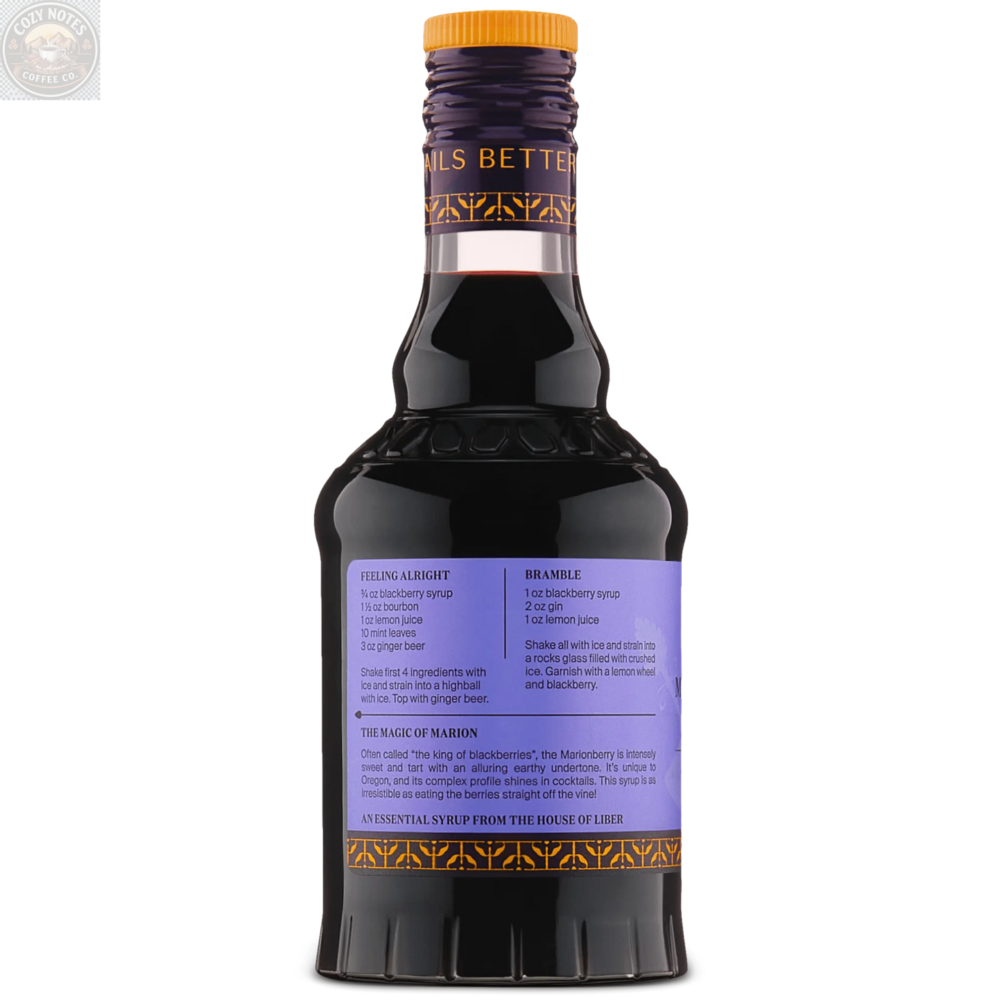 Marion Blackberry Syrup Liber & Co.