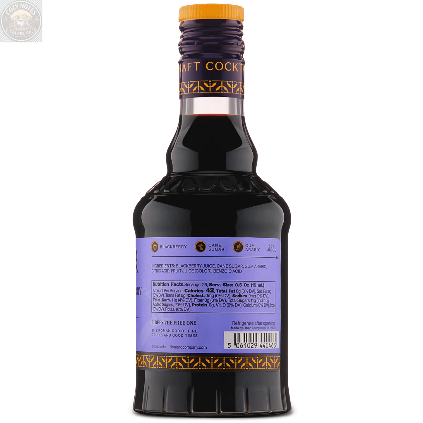 Marion Blackberry Syrup Liber & Co.