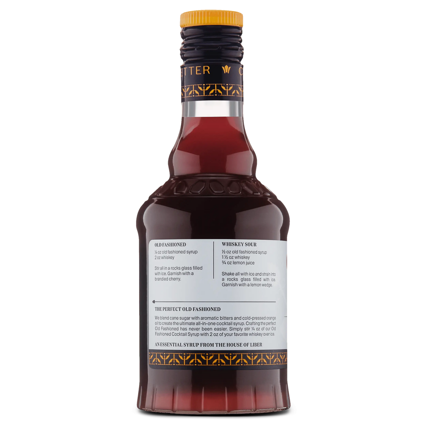 Old Fashioned Cocktail Syrup Liber & Co.