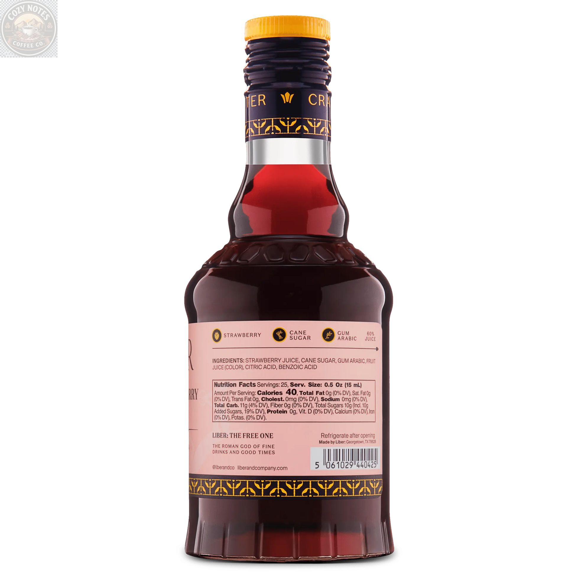 Pacific Strawberry Syrup Liber & Co.