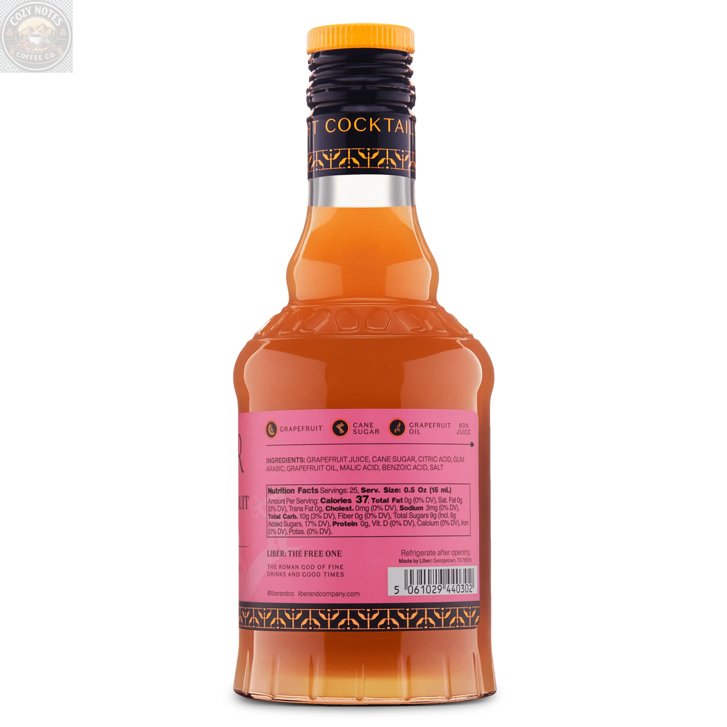 Rio Red Grapefruit Cordial Liber & Co.