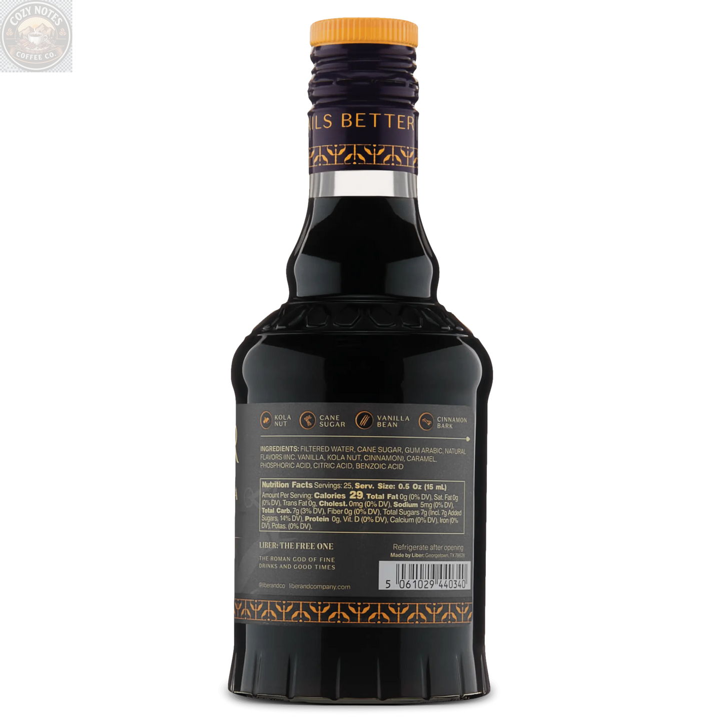 Sugarcane Kola Syrup Liber & Co.