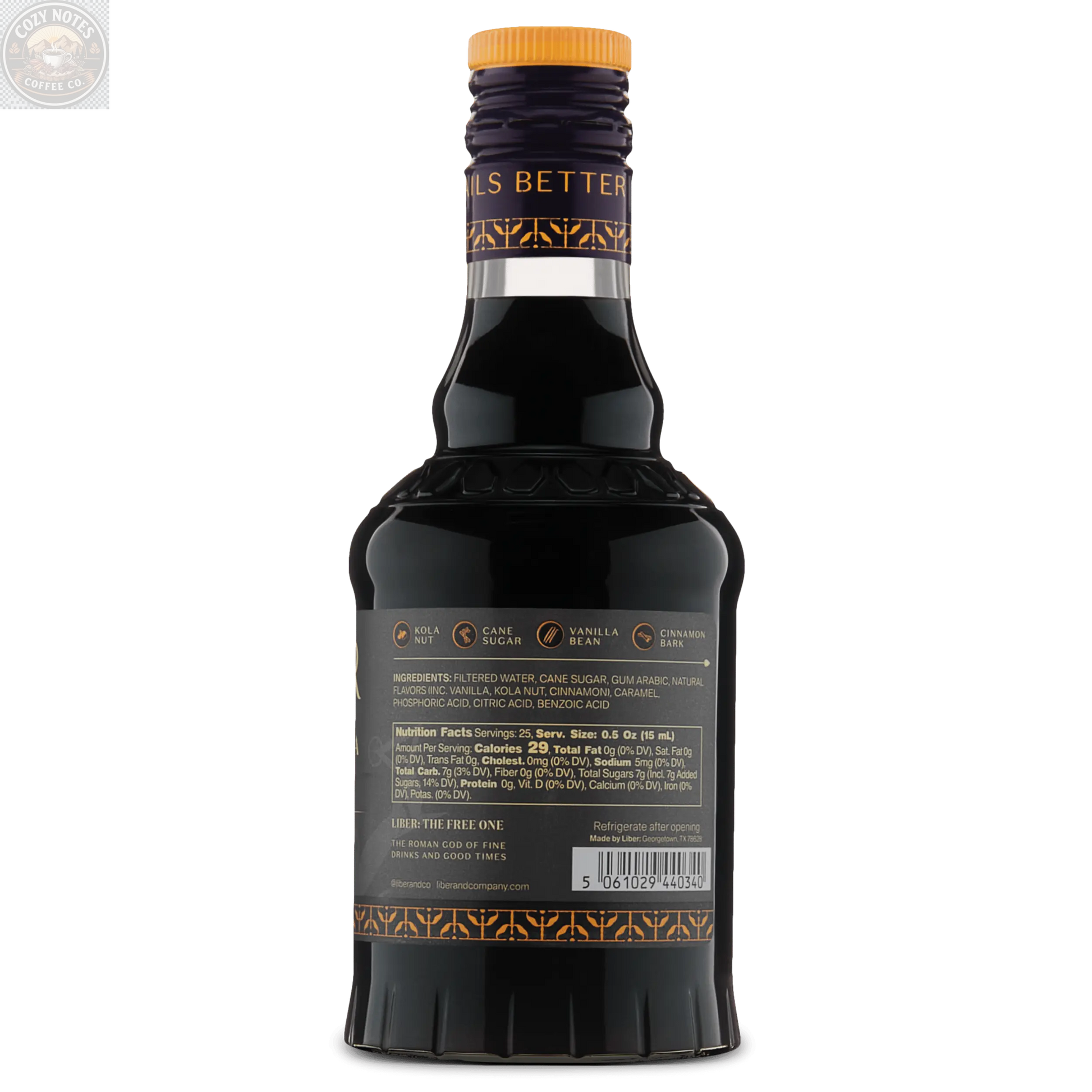 Sugarcane Kola Syrup Liber & Co.