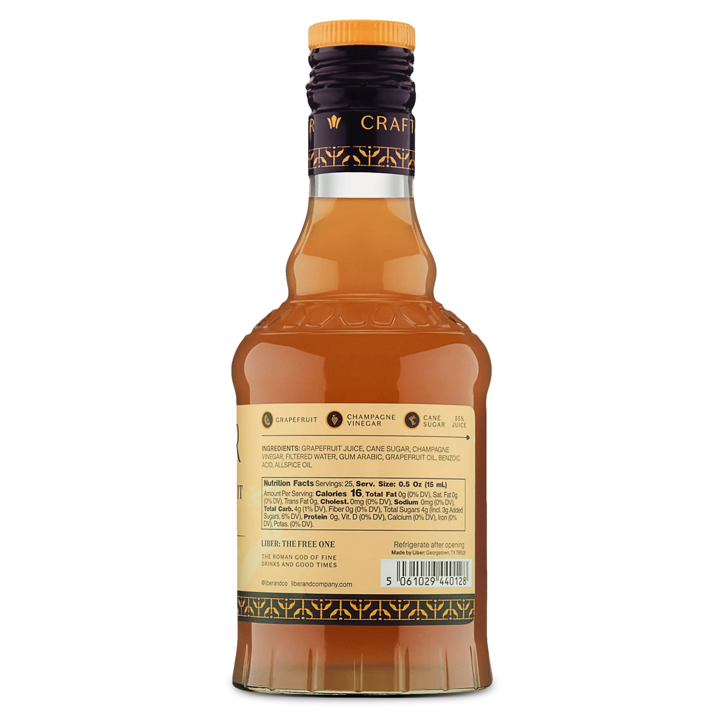 Texas Grapefruit Shrub Liber & Co.