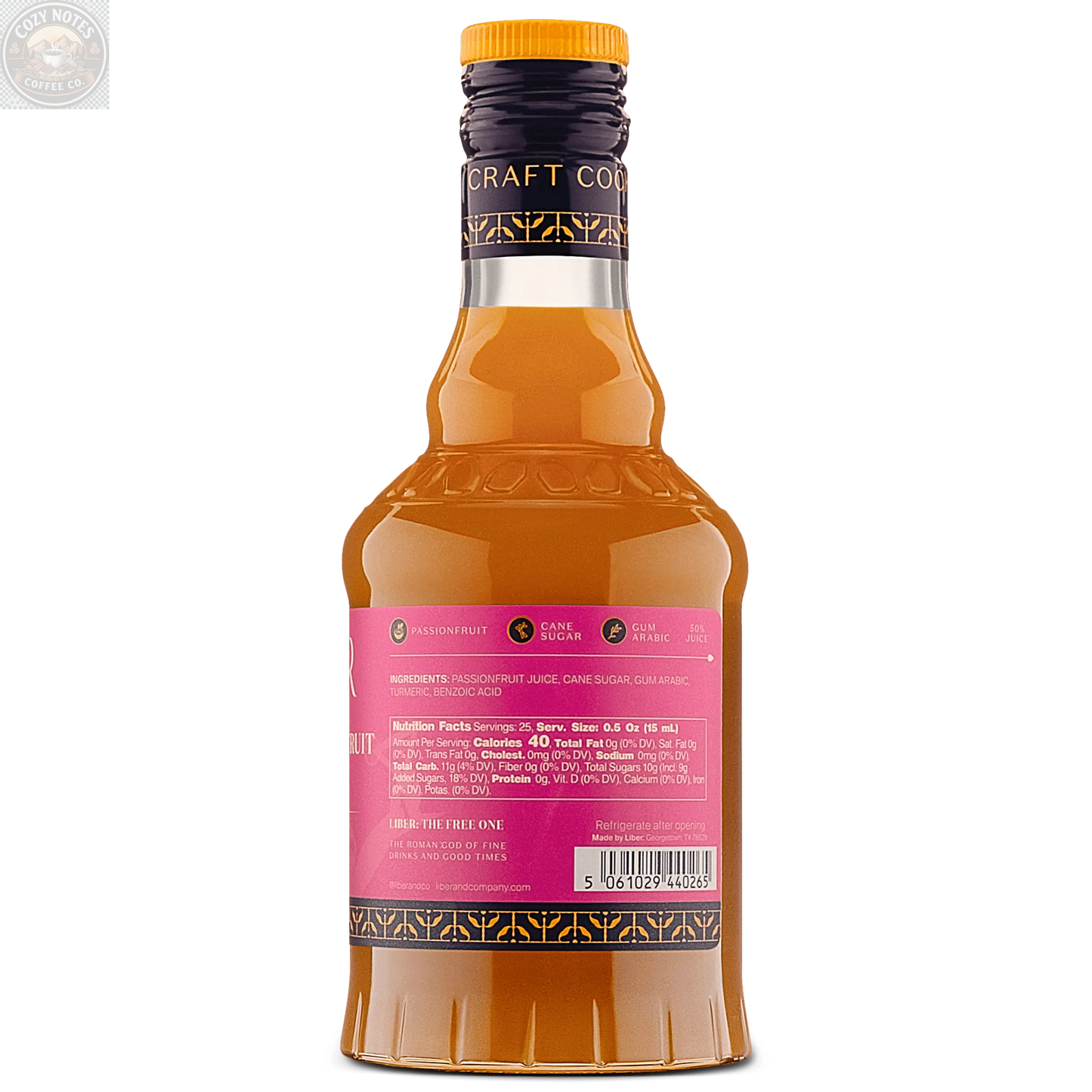 Tropical Passionfruit Syrup Liber & Co.