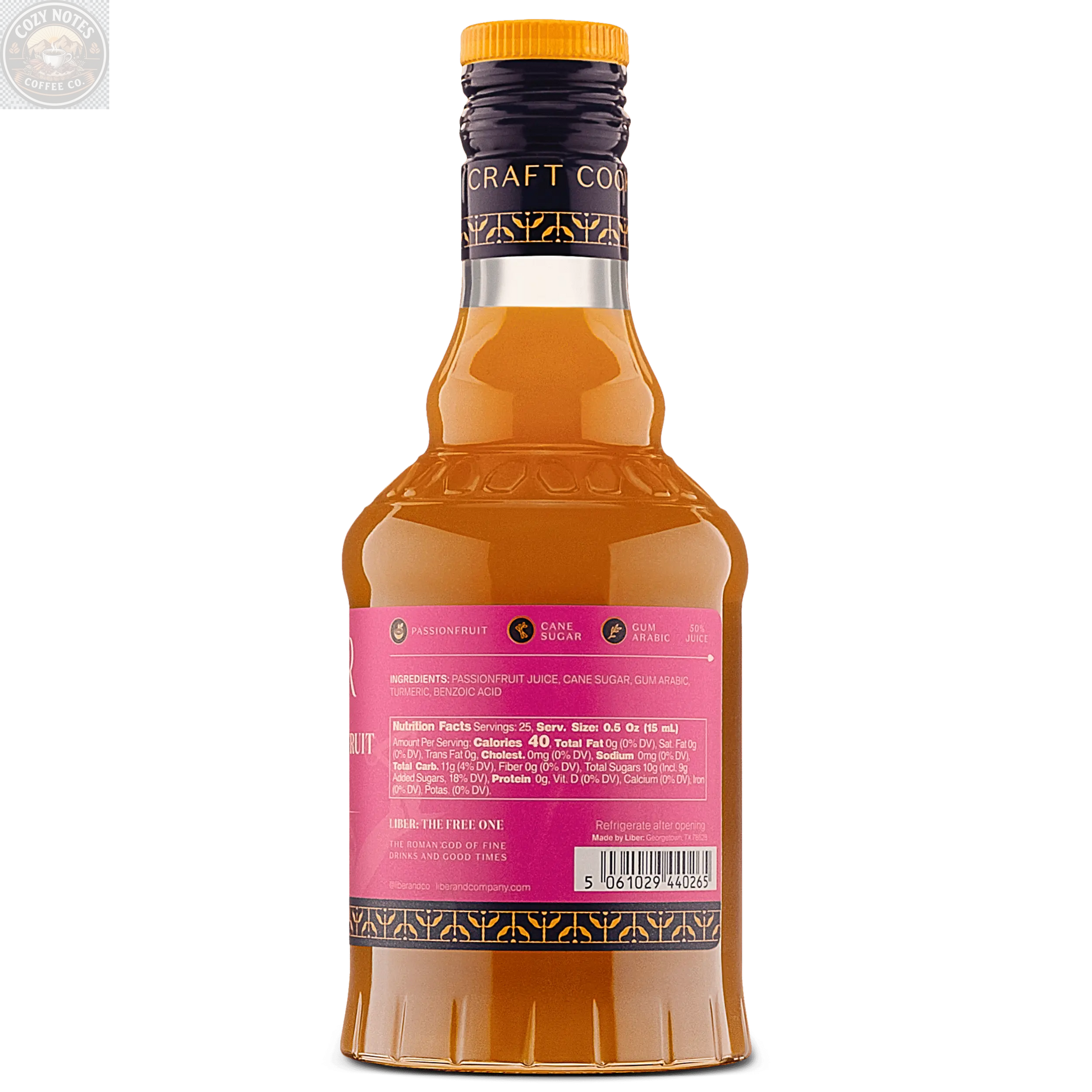 Tropical Passionfruit Syrup Liber & Co.