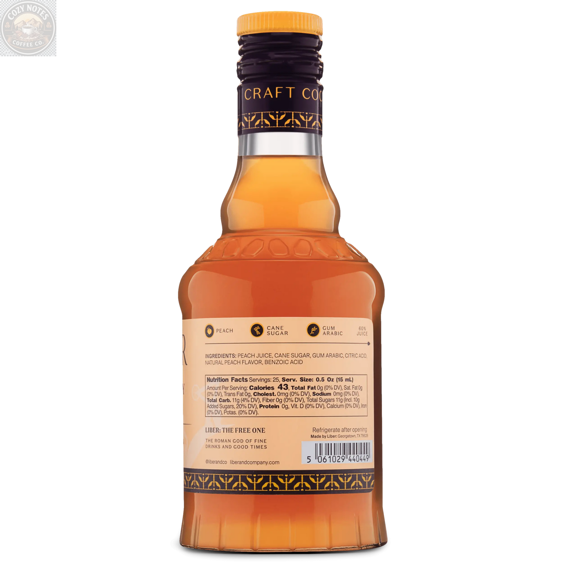Yakima Valley Peach Syrup Liber & Co.