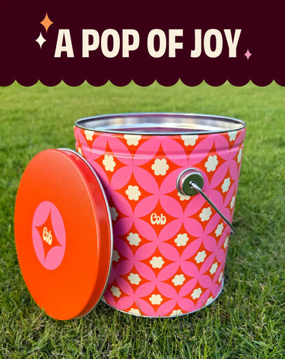 A Pop of Joy Tin Cob