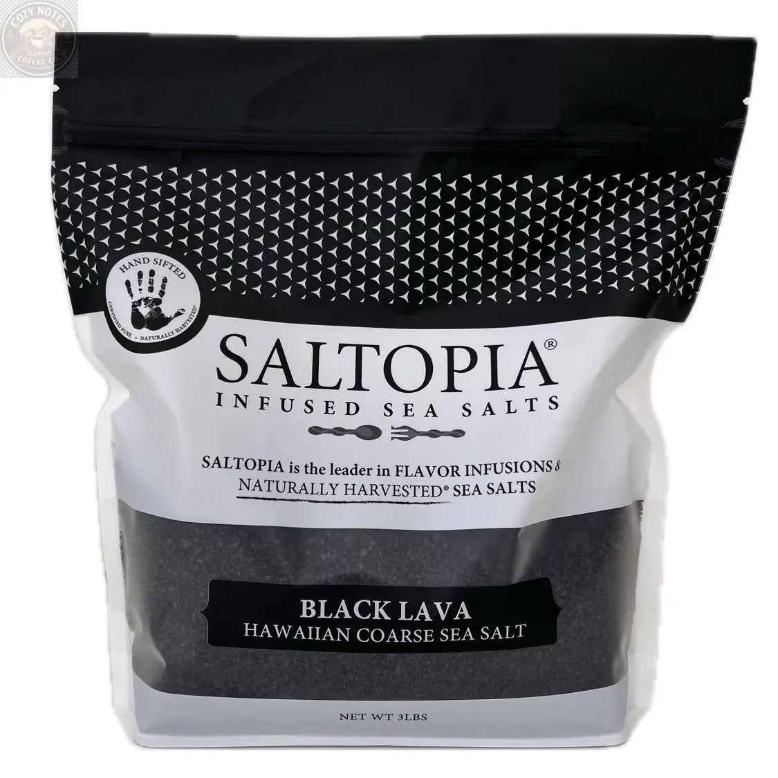 Black Lava Salt SALTOPIA Infused Sea Salts