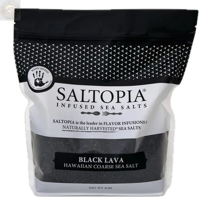 Black Lava Salt SALTOPIA Infused Sea Salts
