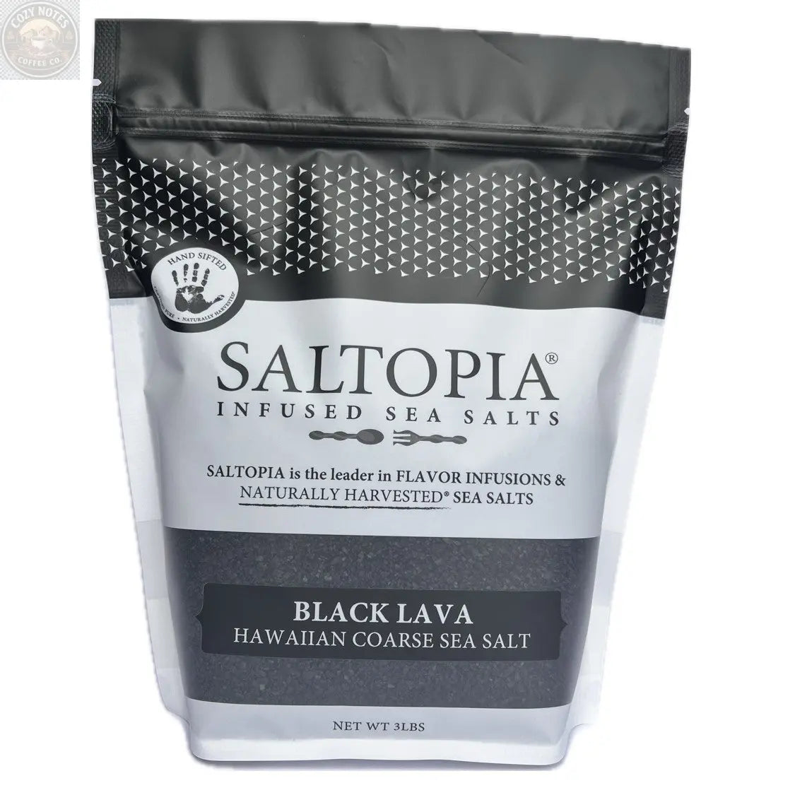 Black Lava Salt SALTOPIA Infused Sea Salts