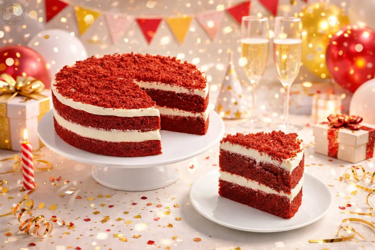 Andy Anand Sugar-Free Red Velvet Cake, 2.4 lb – Belgian Cocoa, Sugar-Free Cream Cheese Frosting, Keto & Diabetic-Friendly Birthday Gift Andyanand