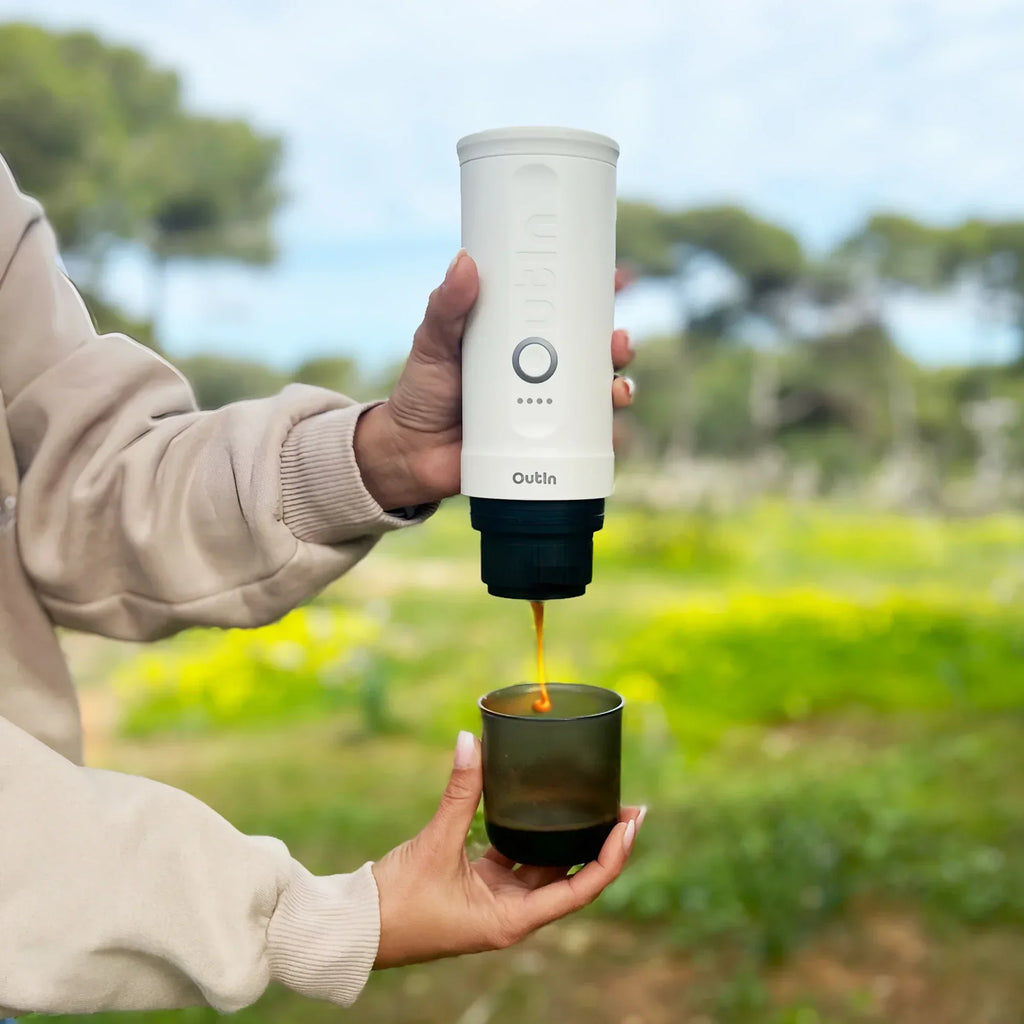 OutIn Nano Espresso Maker — Pearl White