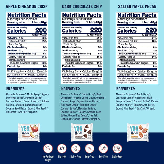 6-Bar Variety Pack YES BAR®